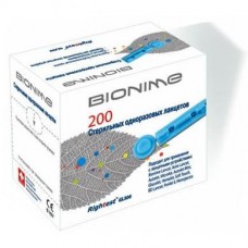  Ланцети одноразовi Bionime Rightest 200 шт