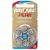 Батарейки Rayovac Peak для слуховых аппаратов тип 675 (6 шт.)