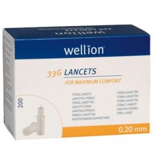 Ланцети Wellion 33G 200 шт.