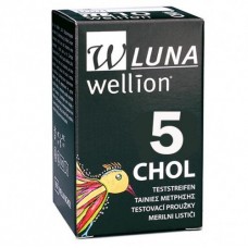 Тест-смужки Wellion Luna Duo холестерин 5 шт.