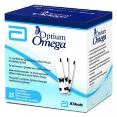 Тест-смужки Optium Omega 25 шт.