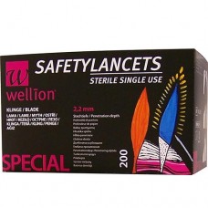 Безпечні ланцети Wellion Calla 18G 200 шт.