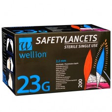Безпечні ланцети Wellion Calla 23G 200 шт.