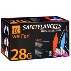 Безпечні ланцети Wellion Calla 28g 200 шт.