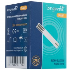 Тест-смужки Longevita Smart 25 шт.