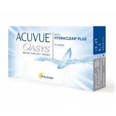  Двотижневі контактні лінзи Acuvue Oasys Johnson & Johnson With Hydraclear Акувью Оазис 1 шт. (-12,00)