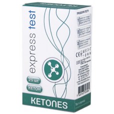 Тест-смужки кетонів EXPRESS TEST Atlas Link URS 801K 25 шт 