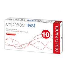 Експрес-тест Express Test наркотики Мультипанель на 10 смужок