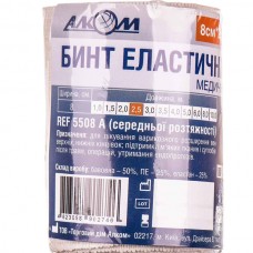 Бинт еластичний Алком 80мм х 2,5м