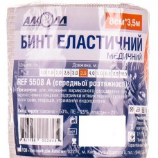 Бинт еластичний Алком 80мм х 3,5м