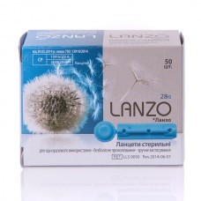 Ланцети Lanzo 28G 50 шт