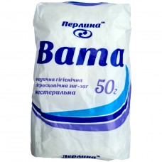 Вата медична нестерильна 50 грам «зиг-заг»