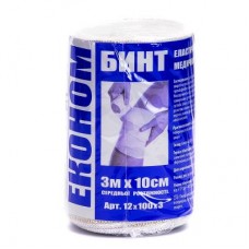 Бинт еластичний медичний Mdetextile економ 3 м х 10 см