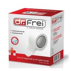 Пластир медичний на нетканій основі Dr. Fre 5м х 2,5 см 