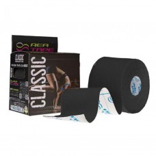 Кінезіо тейп Rea Tape Сlassic black (чорний) 5мх5см
